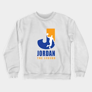 Jordan Custom Player Basketball Your Name The Legend Crewneck Sweatshirt